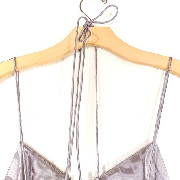 NWT Anine Bing 100% Silk Papillon Fairy Mini Dress Ash Violet Butterfly Ethereal - Picture 8 of 15